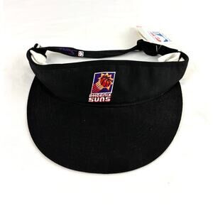 Vintage Black Phoenix Suns Team NBA Visor Sports Basketball
